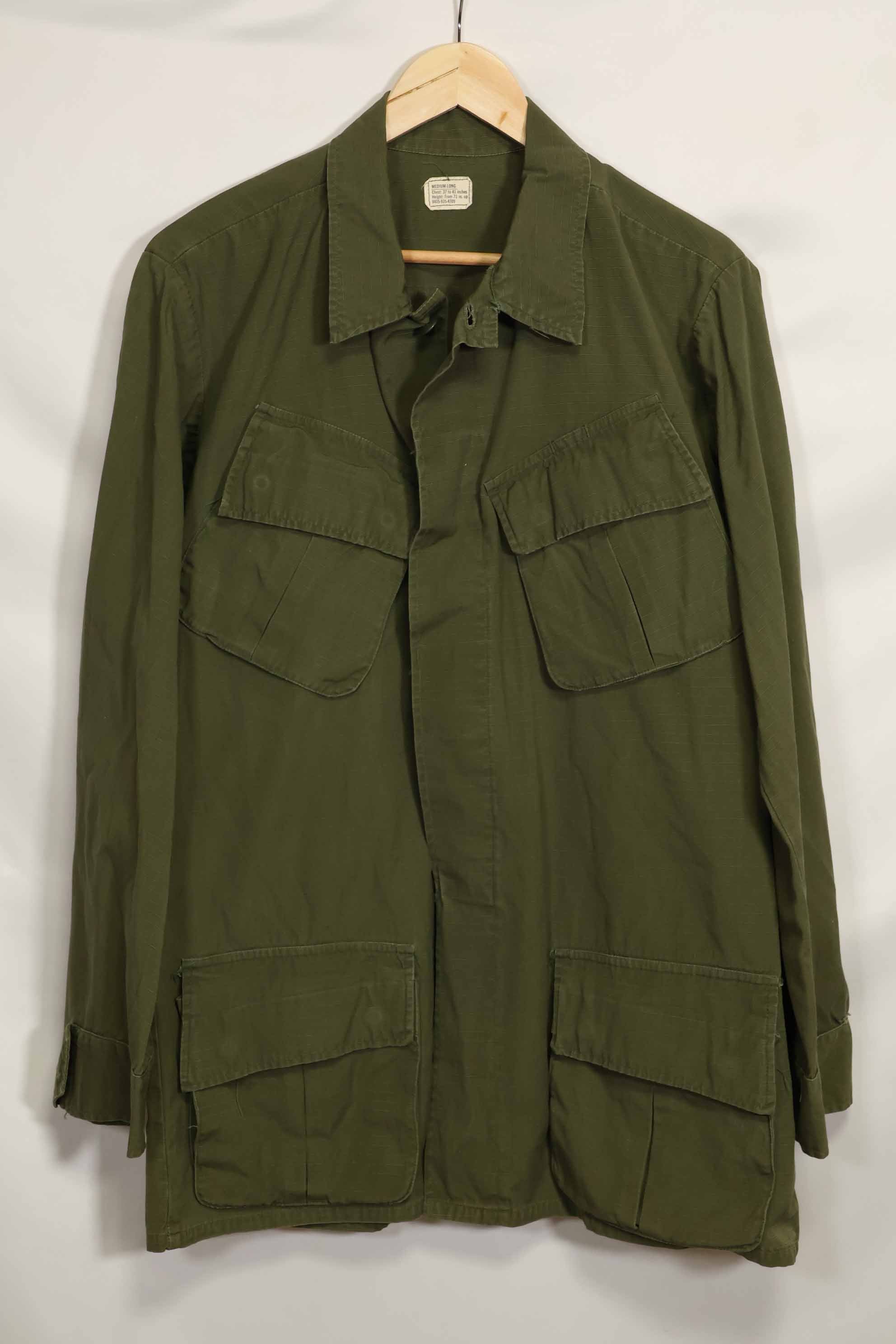 1969年契約　4th Model ジャングルファティーグ　ジャケット　M-L　中古品　状態良い