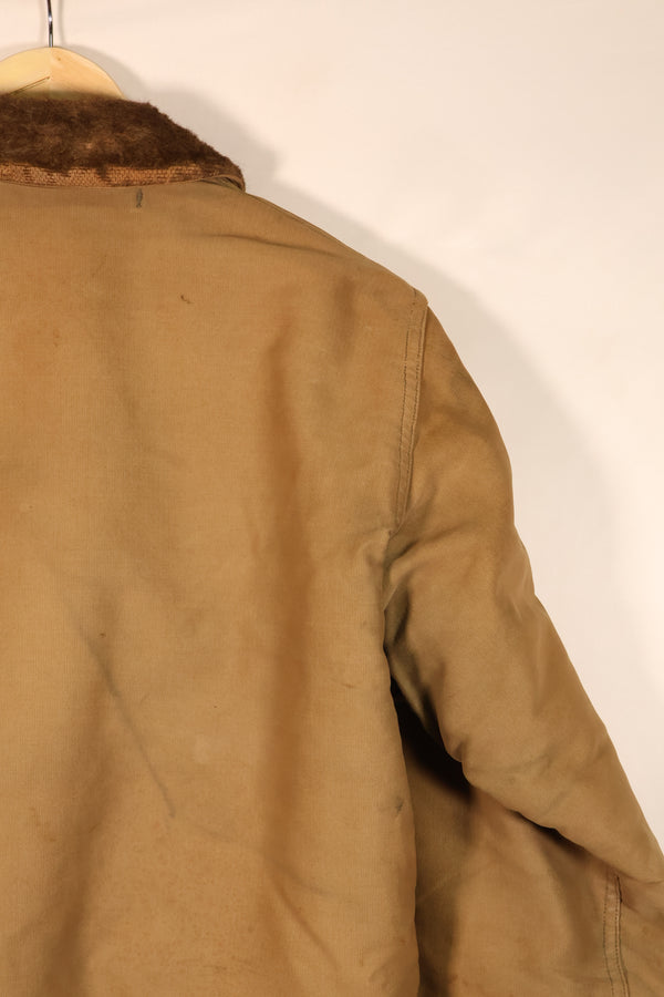 1940年代　WWII　アメリカ海軍　デッキジャケット　パッチ付き　中古品　大きめサイズ