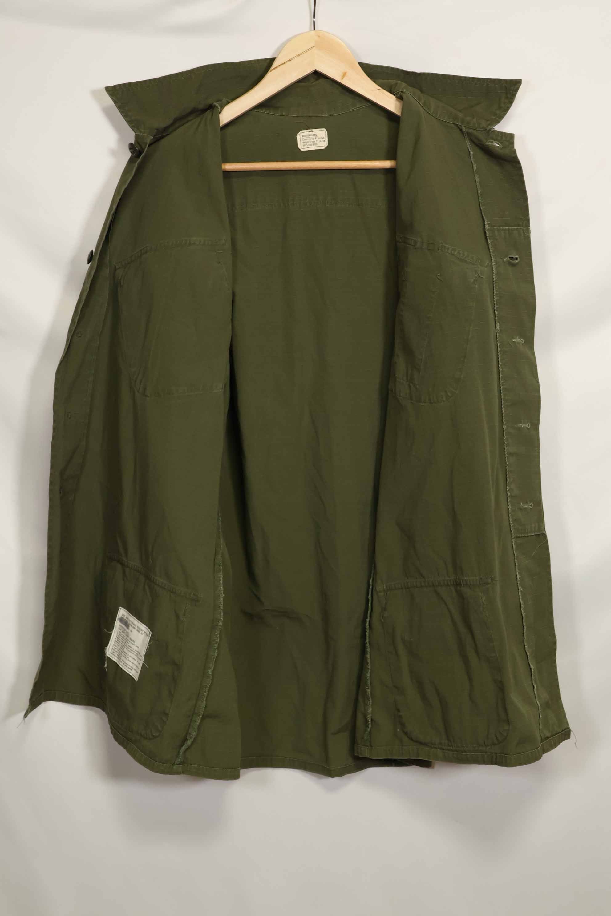 1969年契約　4th Model ジャングルファティーグ　ジャケット　M-L　中古品　状態良い