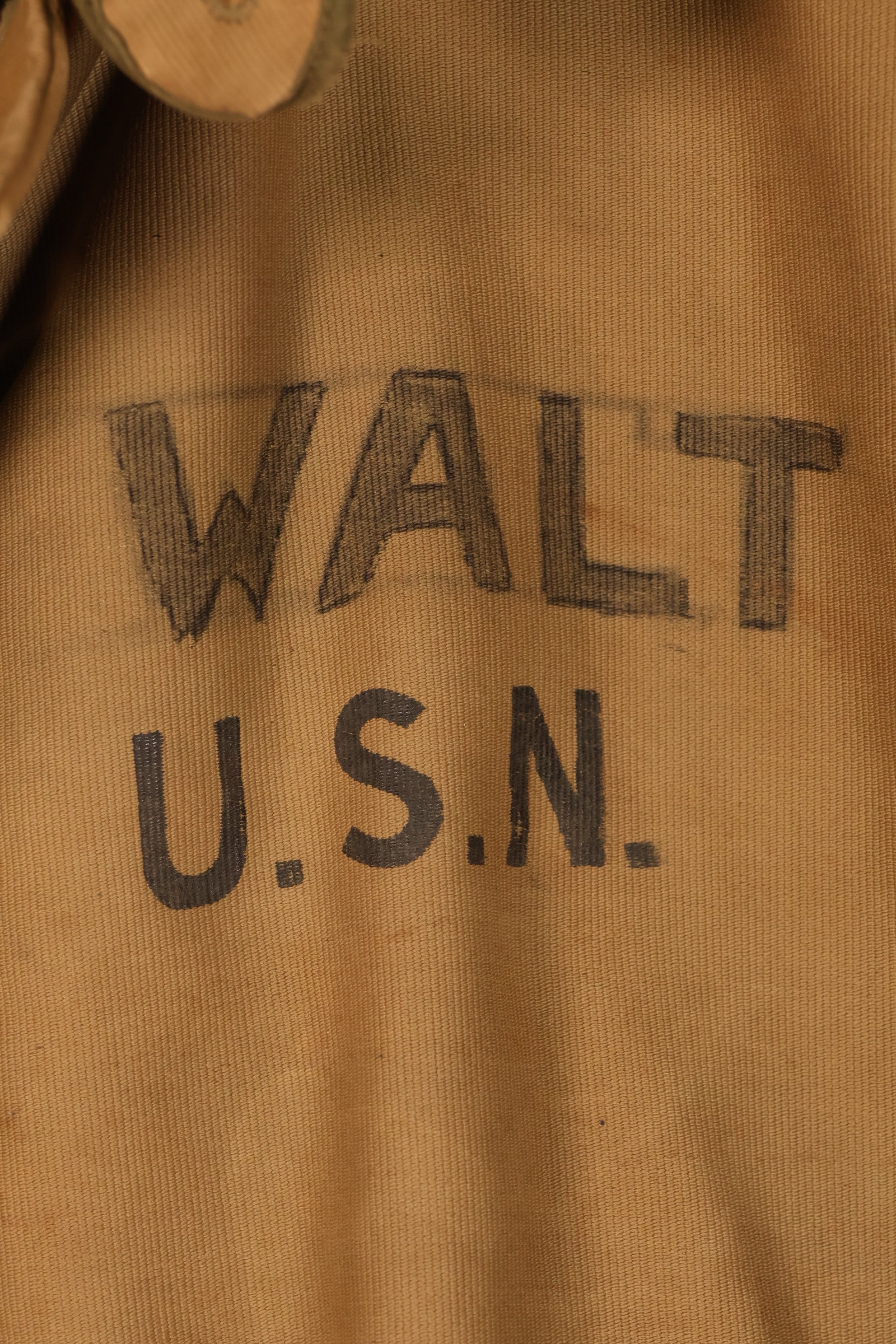 1940年代　WWII　アメリカ海軍　デッキジャケット　パッチ付き　中古品　大きめサイズ