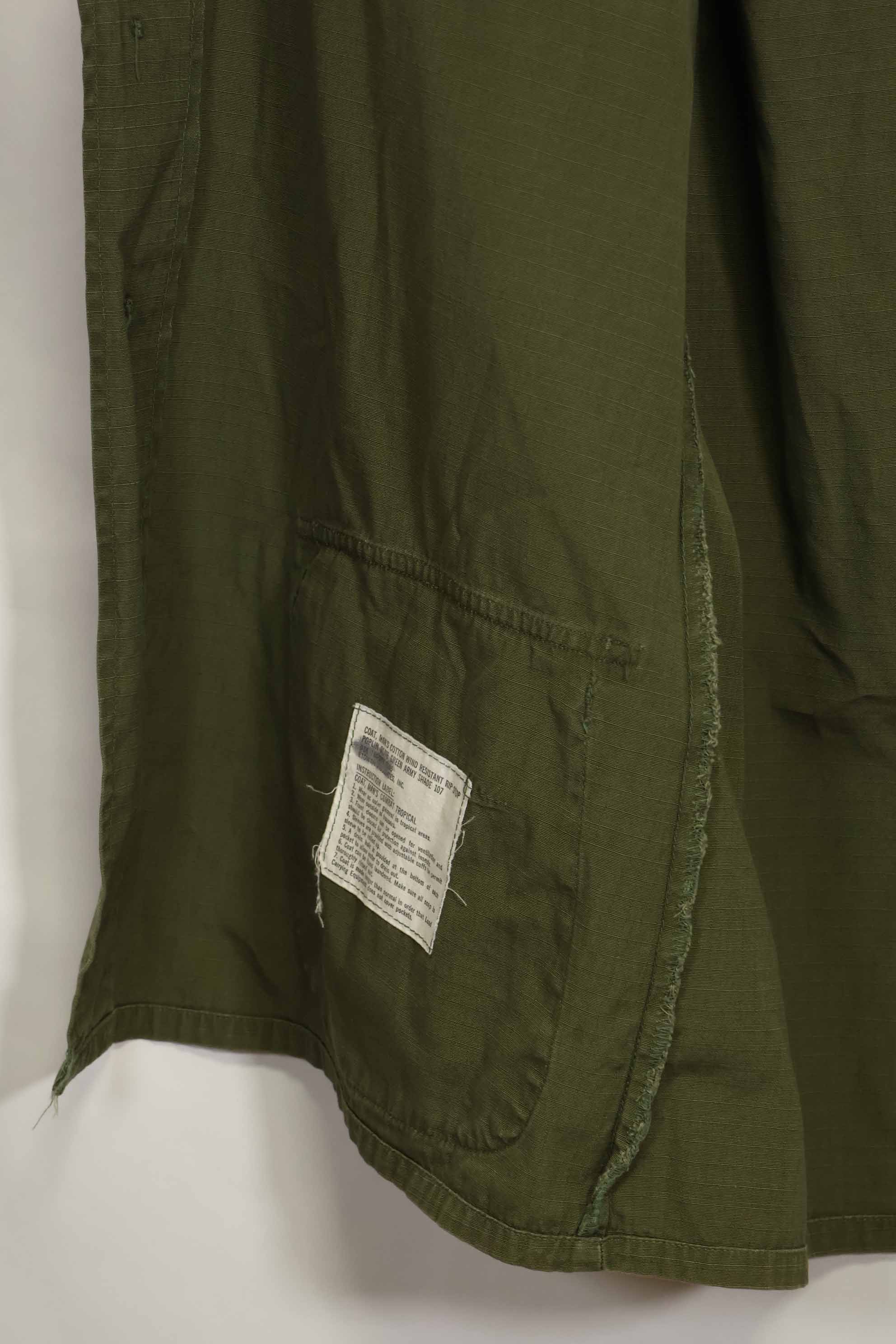 1969年契約　4th Model ジャングルファティーグ　ジャケット　M-L　中古品　状態良い