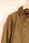 1950年代ロット　サイズ36~38程度　アメリカ海軍　N-1　デッキジャケット　CVA-62　中古品
