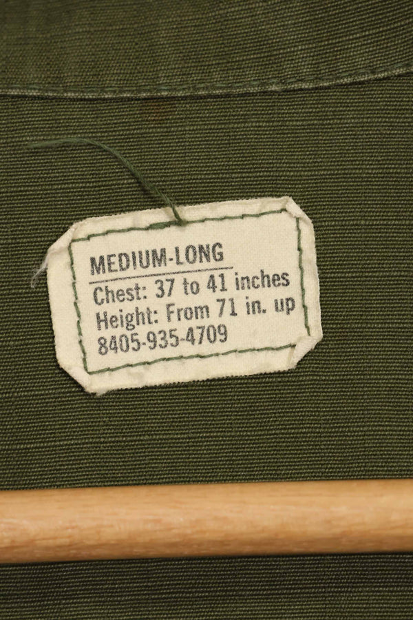 1969年契約　4th Model ジャングルファティーグ　ジャケット　M-L　中古品　状態良い