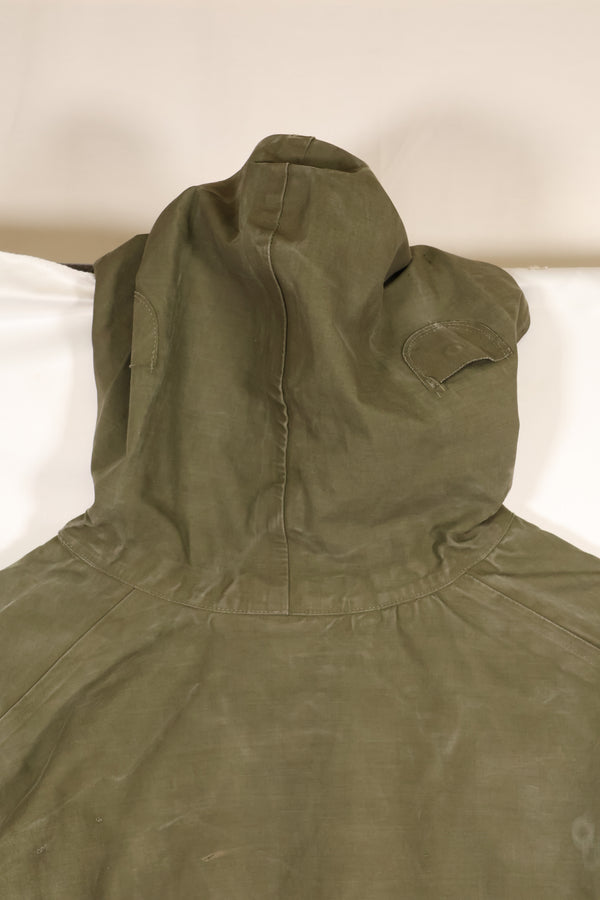 1950年代〜60年代　サイズ M　アメリカ海軍　レインデッキパーカー　アノラック　中古品