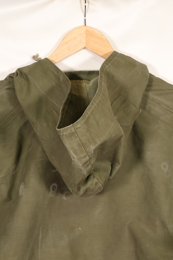 1950年代〜60年代　サイズ M　アメリカ海軍　レインデッキパーカー　アノラック　中古品