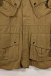 Real 1940s size 38 M1942 Airborne jump jacket, little soiling, belt missing, used.
