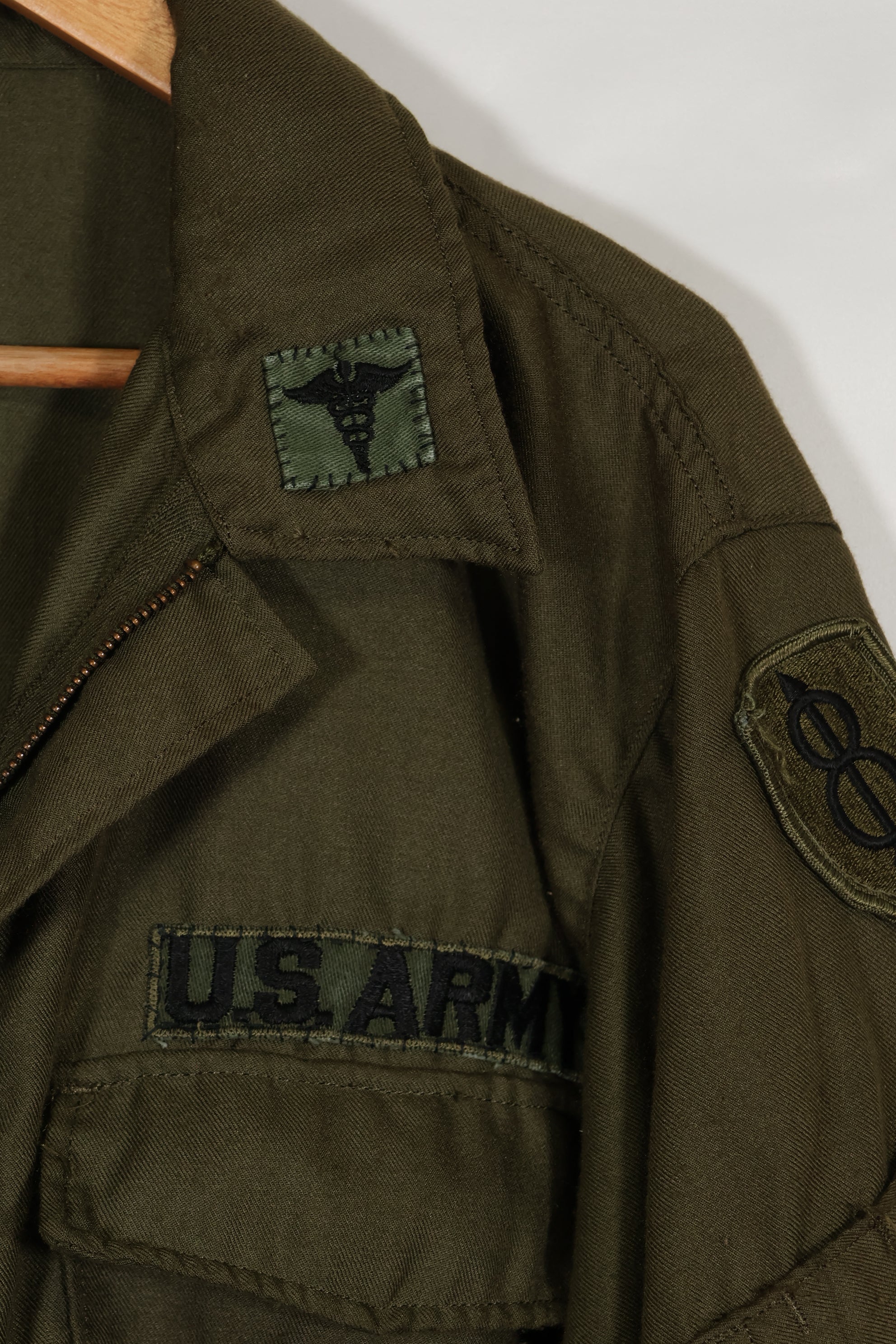 1971年美国陆军直升机飞行员阻燃衬衫，二手，B级