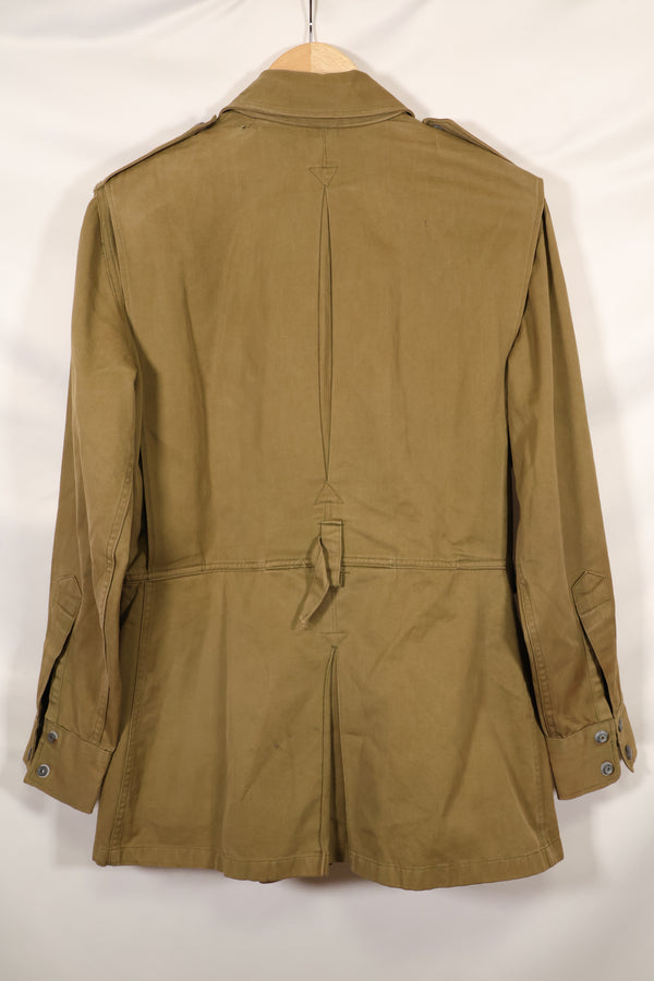 実物　1940年代　サイズ 38 M1942 エアボーン　ジャンプジャケット　汚れ少ない　ベルト欠損　中古品