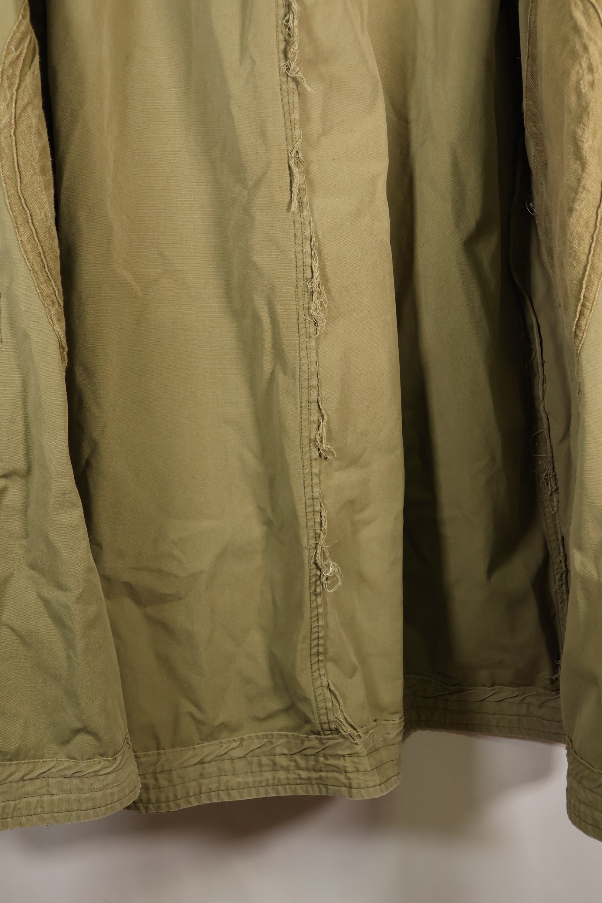 Early 1940s US Army M-41 Field Parka without Mouton Liner, used.