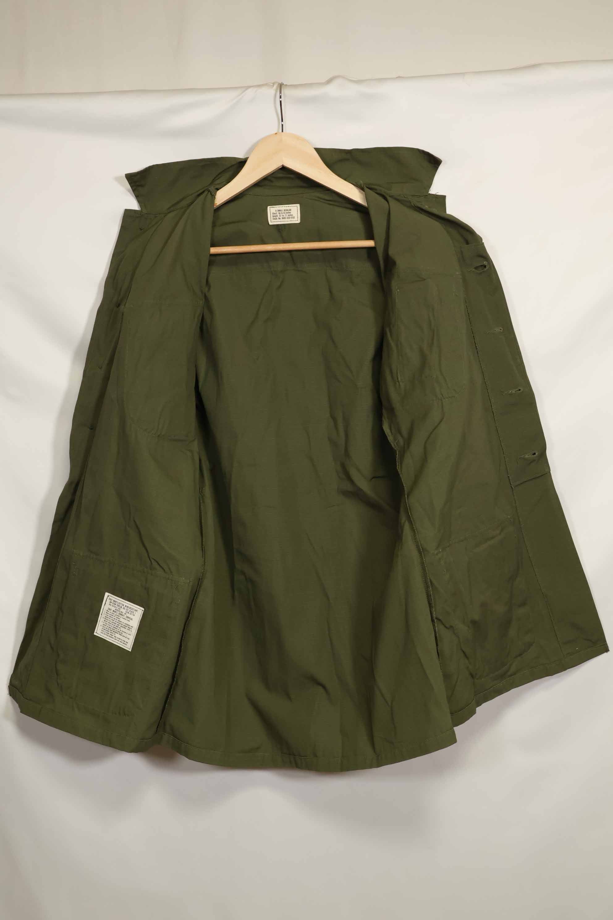 1969年契約　デッドストック　4th Model ジャングルファティーグ　ジャケット　X-S-R　未使用品