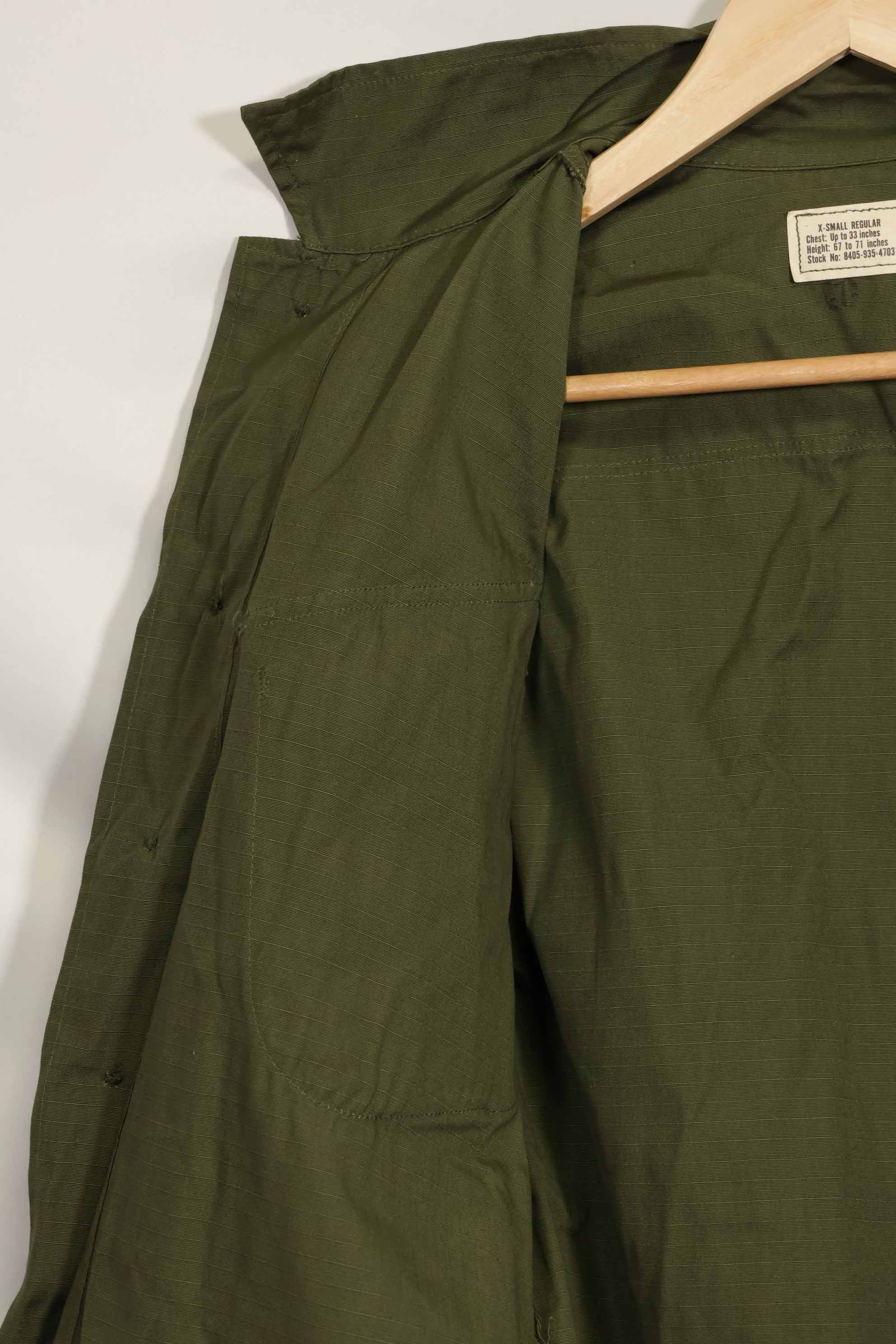 1969年契約　デッドストック　4th Model ジャングルファティーグ　ジャケット　X-S-R　未使用品