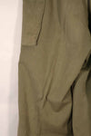 正品 1940 年代末至 1950 年代初 M45 橄榄绿棉质野战裤，二手，磨损严重，B 码
