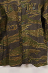 1970年代　南ベトナム海兵隊　タイガーストライプ　シャツ　VNMC 後期 リップストップパターン　中古品　