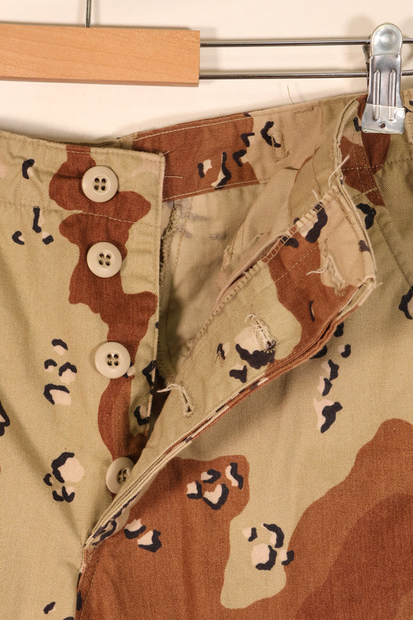 1990年契約　S-S　6Cデザート迷彩　チョコチップ迷彩　パンツ　中古品