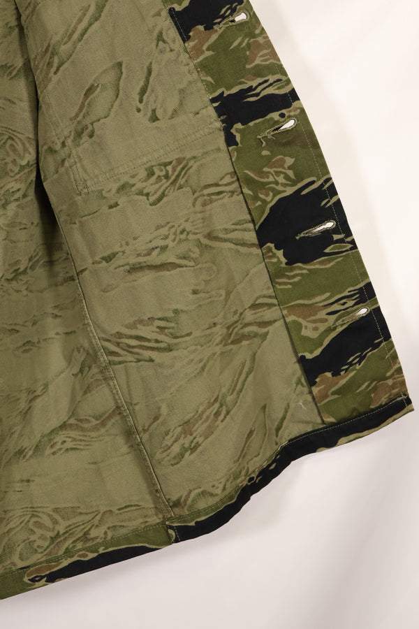 実物　A-M　タイガーストライプ　シャツ　ゴールドタイガー派生パターン　ほぼ未使用品