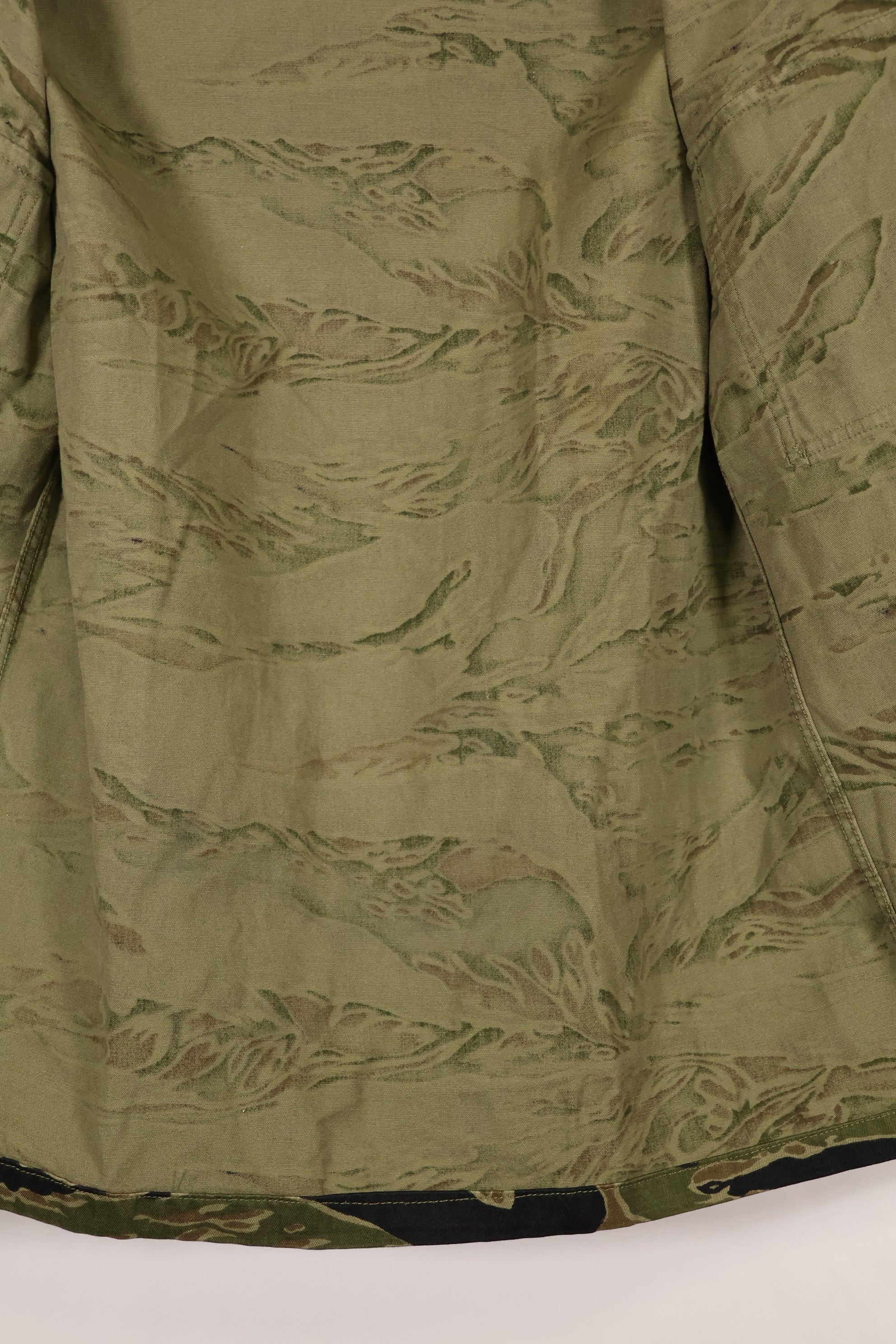 実物　A-M　タイガーストライプ　シャツ　ゴールドタイガー派生パターン　ほぼ未使用品