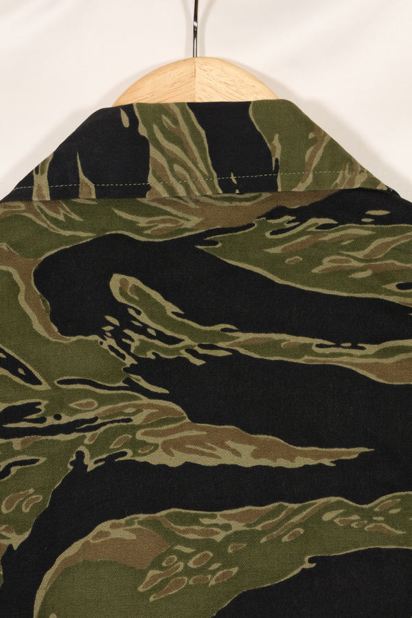 実物　A-M　タイガーストライプ　シャツ　ゴールドタイガー派生パターン　ほぼ未使用品