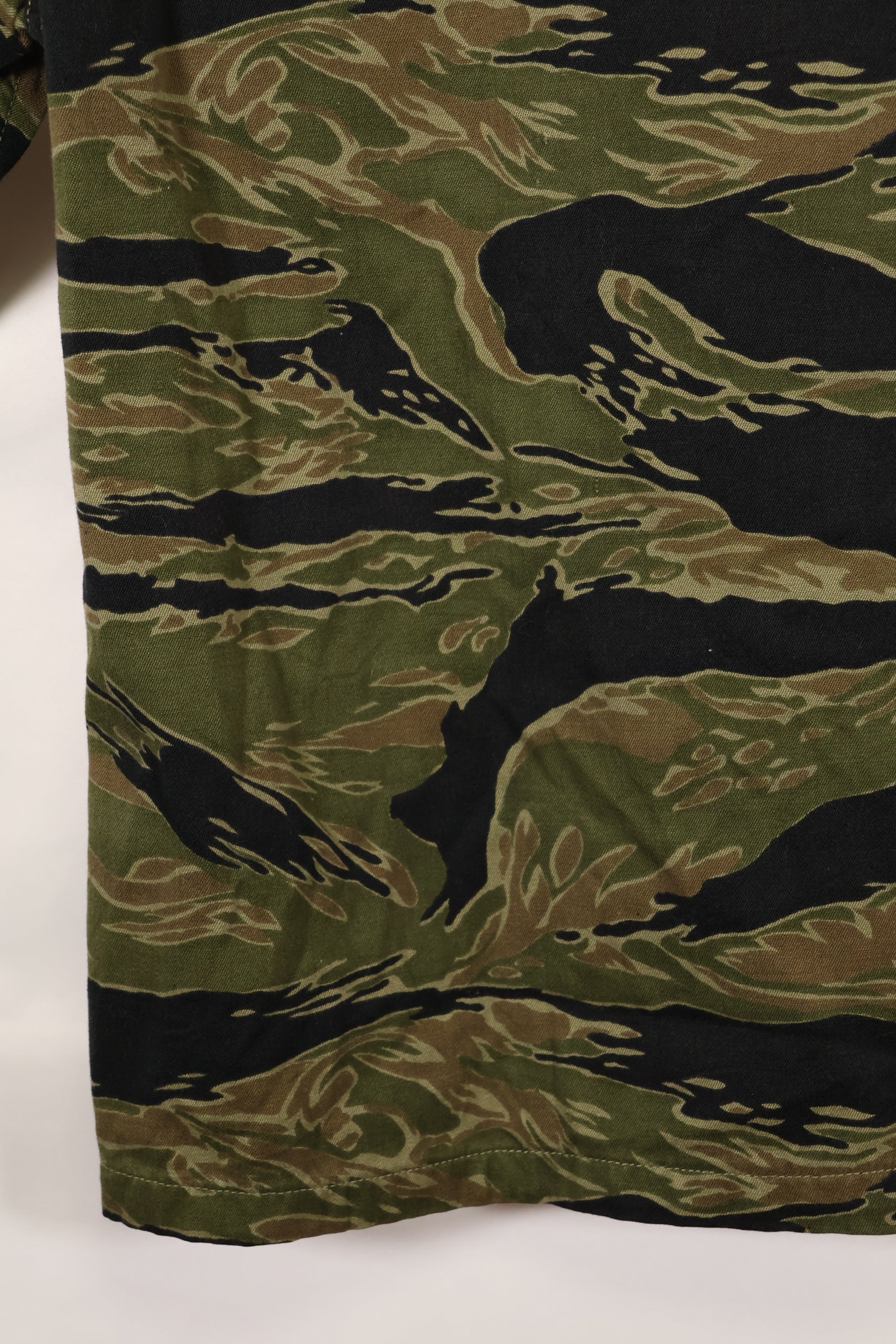 実物　A-M　タイガーストライプ　シャツ　ゴールドタイガー派生パターン　ほぼ未使用品