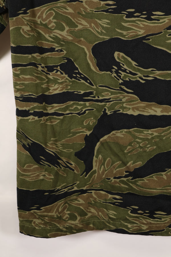 実物　A-M　タイガーストライプ　シャツ　ゴールドタイガー派生パターン　ほぼ未使用品