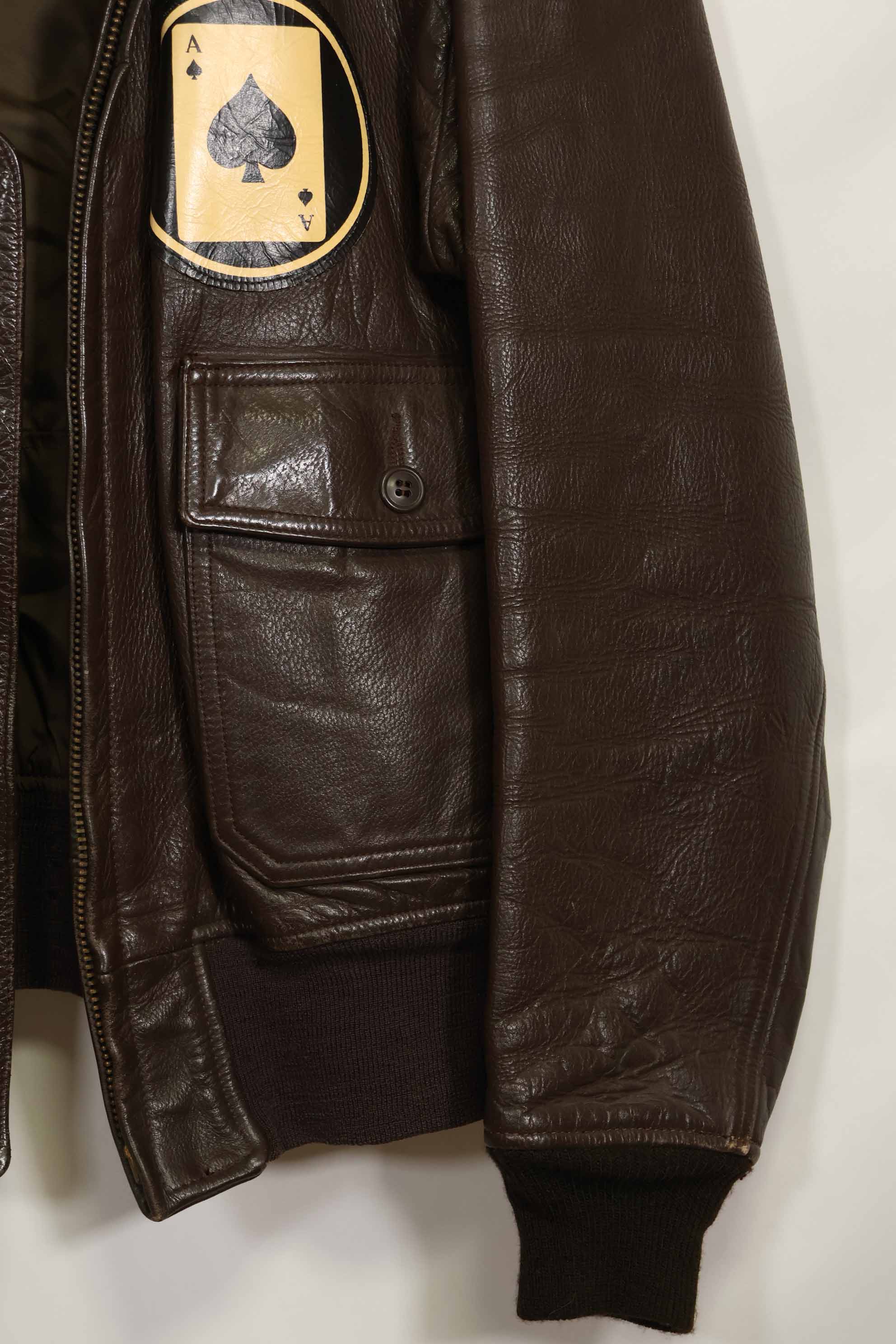 1976 Contract US Navy G-1 Flight Jacket with missing label and patch size 44 used