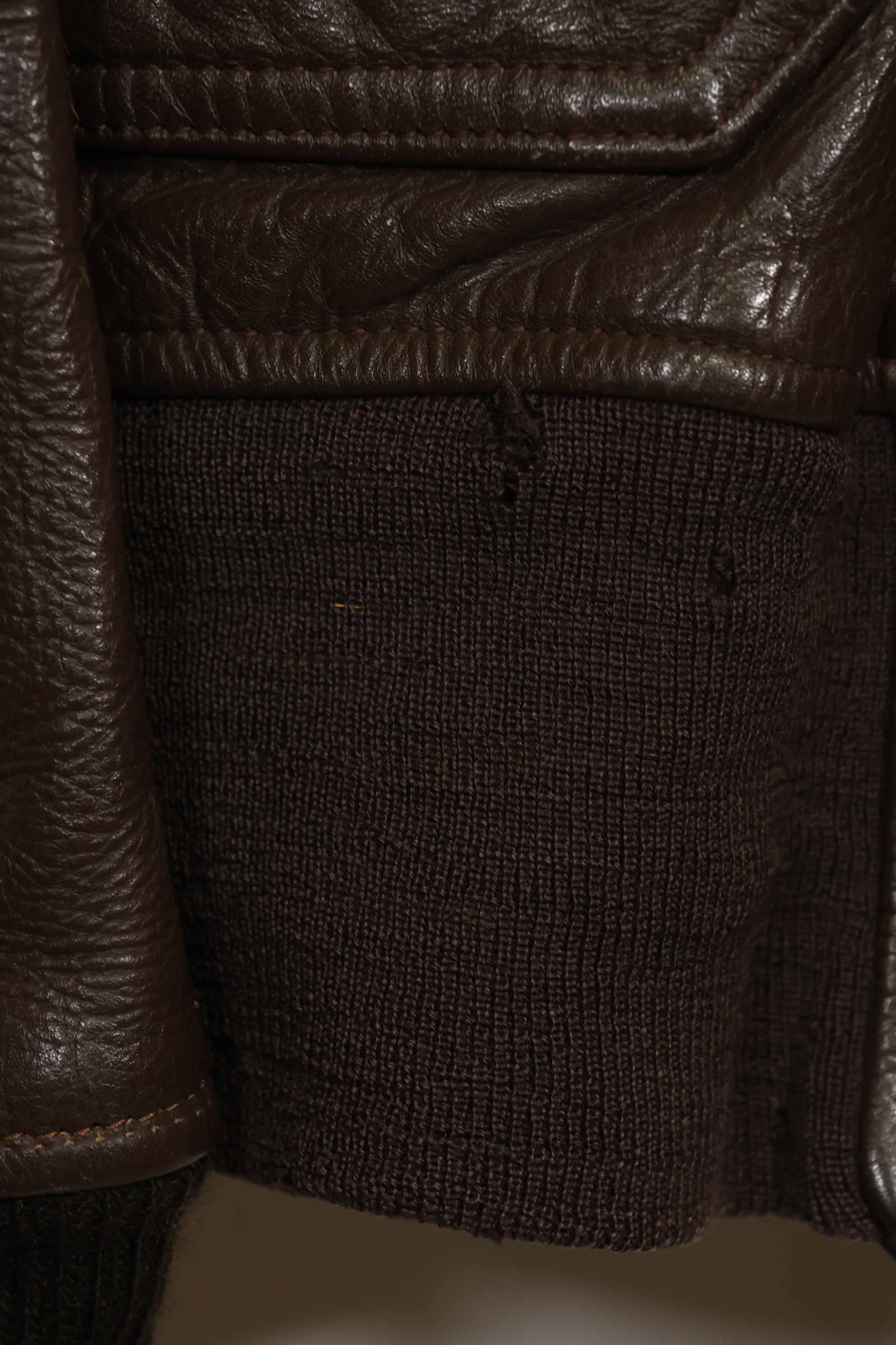 1976 Contract US Navy G-1 Flight Jacket with missing label and patch size 44 used