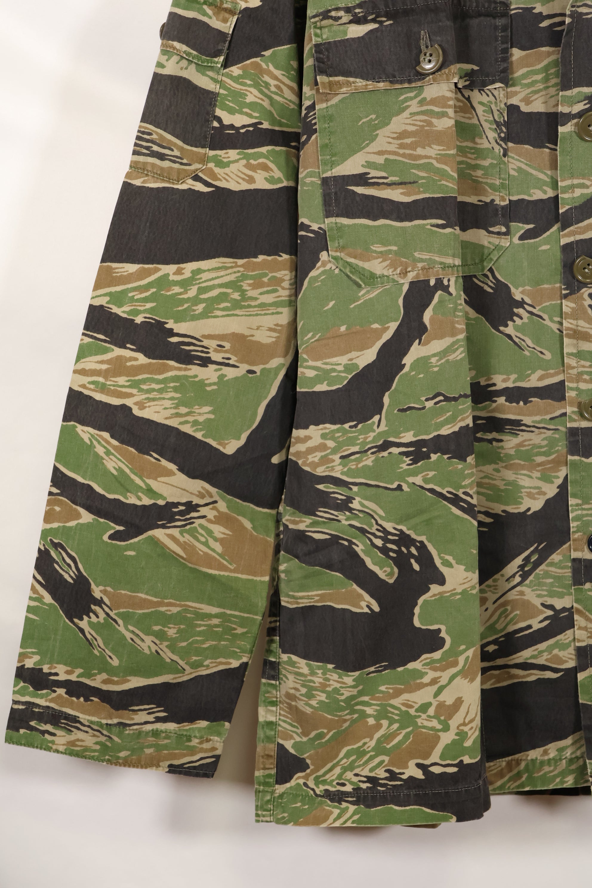 1950年代後半〜1960年代　薄生地　レア品　VNMC 1st Model タイガーストライプ　シャツ　状態良い