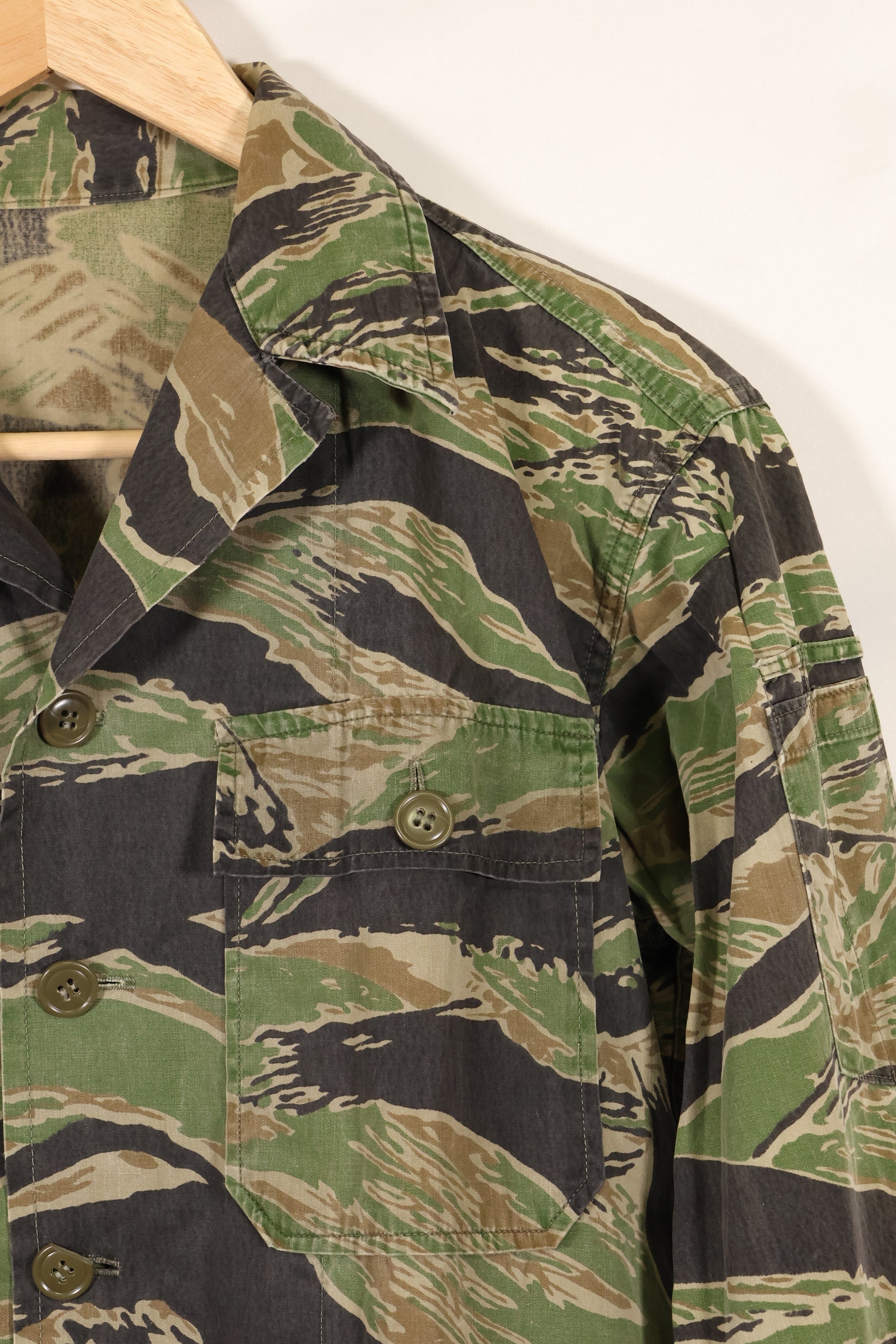 1950年代後半〜1960年代　薄生地　レア品　VNMC 1st Model タイガーストライプ　シャツ　状態良い