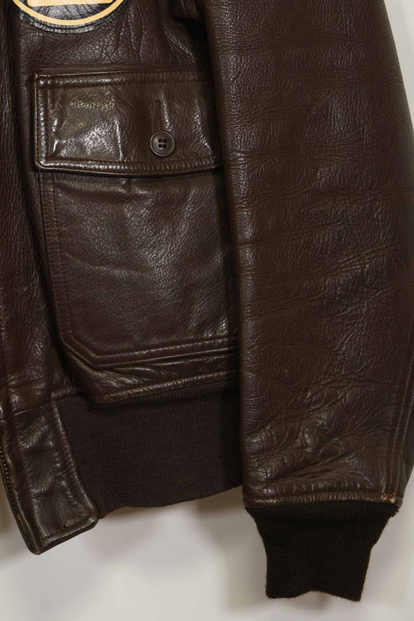 1976 Contract US Navy G-1 Flight Jacket with missing label and patch size 44 used