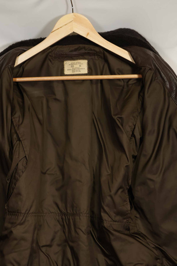 1976 Contract US Navy G-1 Flight Jacket with missing label and patch size 44 used