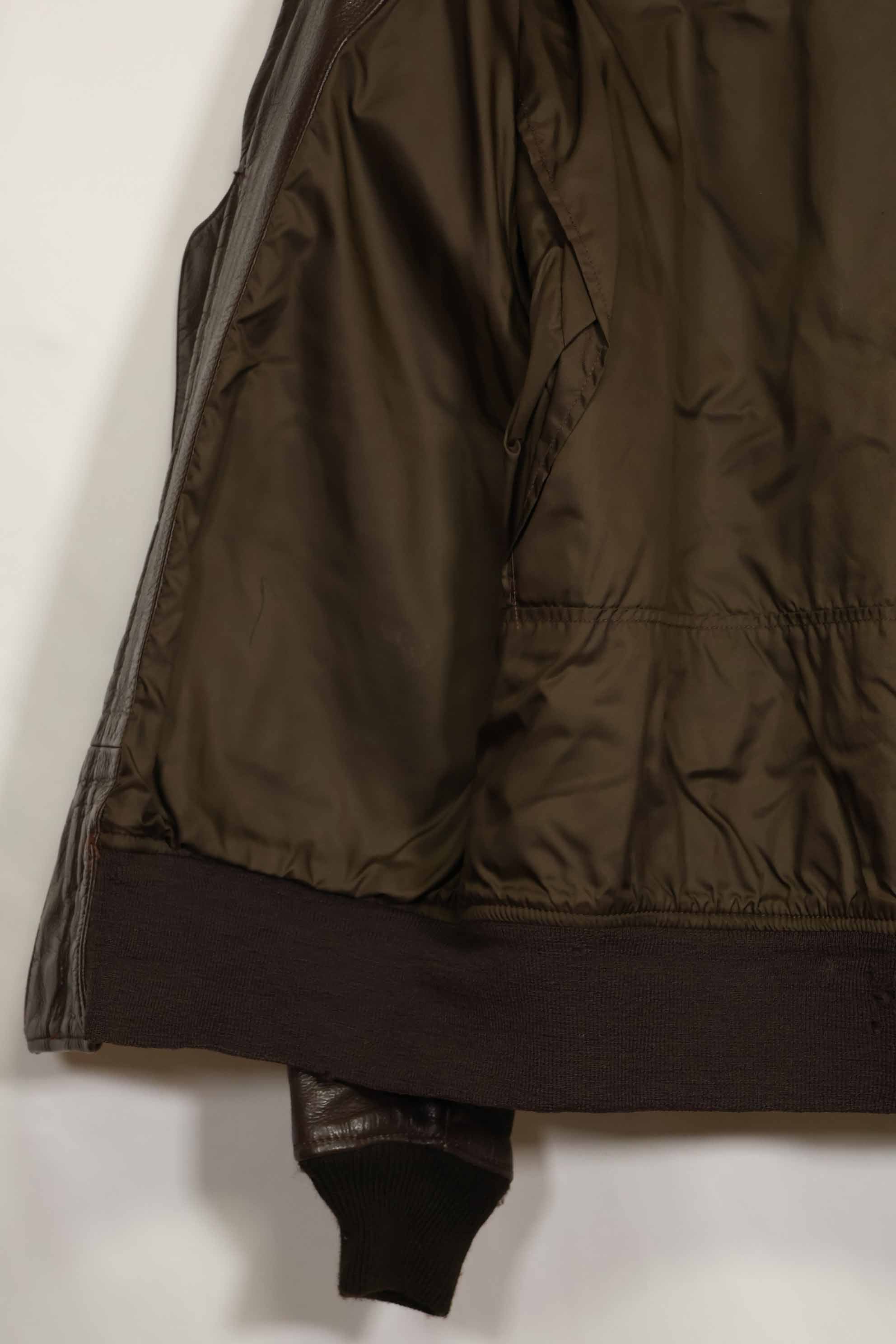 1976 Contract US Navy G-1 Flight Jacket with missing label and patch size 44 used