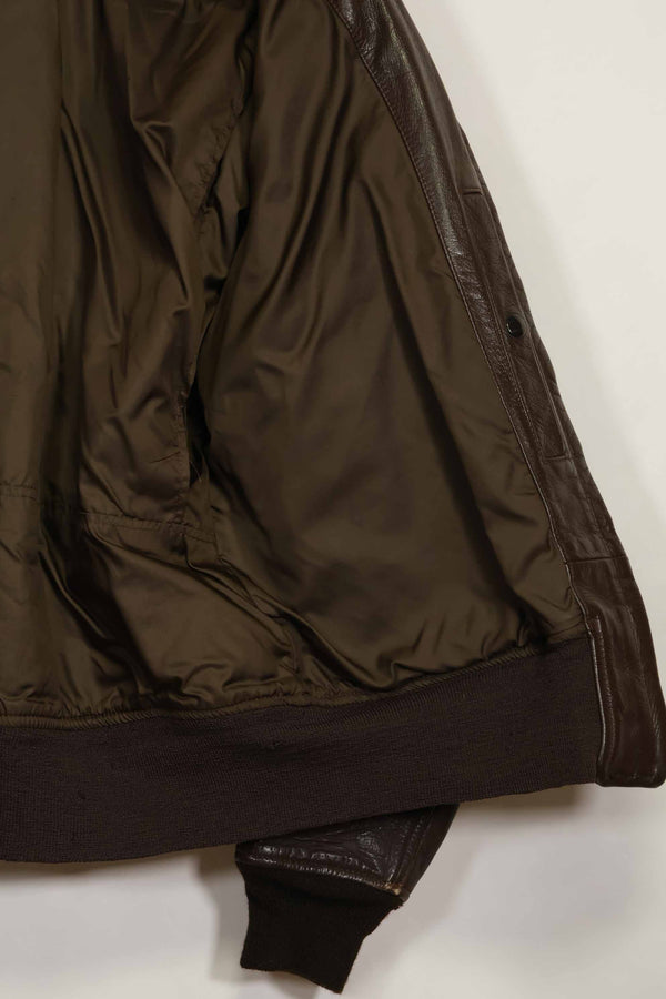 1976 Contract US Navy G-1 Flight Jacket with missing label and patch size 44 used