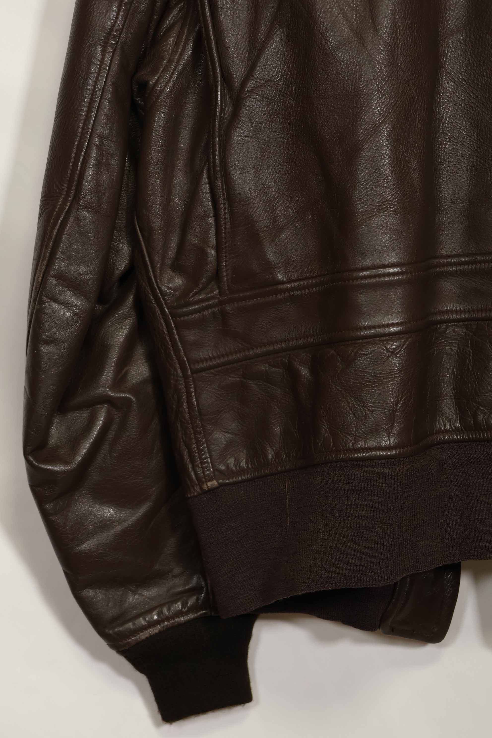 1976 Contract US Navy G-1 Flight Jacket with missing label and patch size 44 used