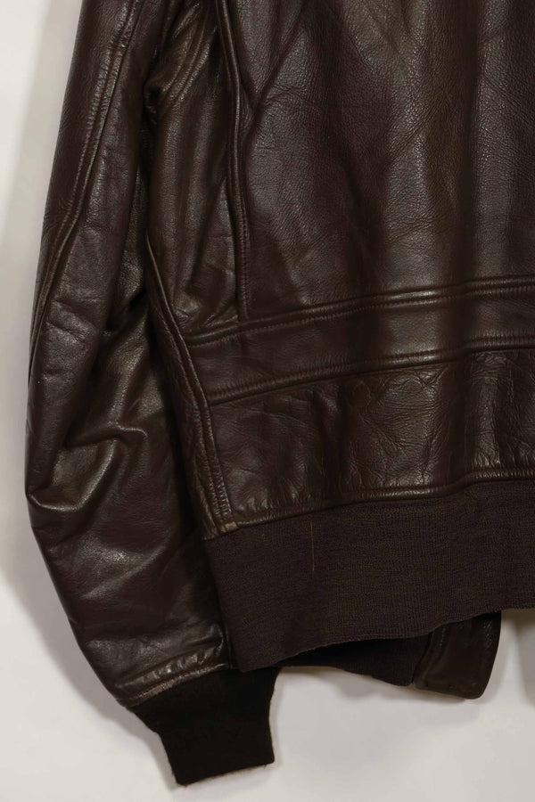 1976 Contract US Navy G-1 Flight Jacket with missing label and patch size 44 used