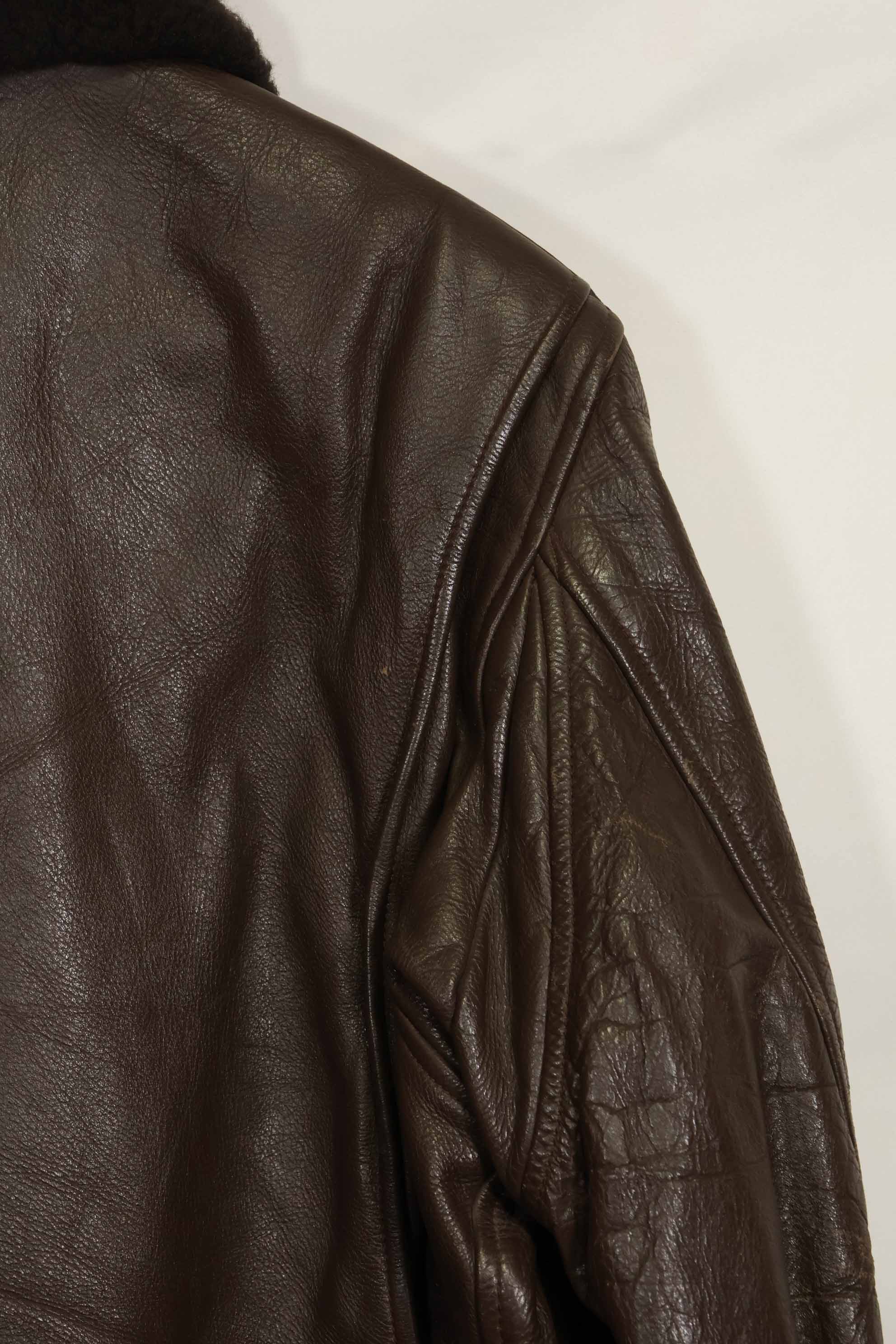 1976 Contract US Navy G-1 Flight Jacket with missing label and patch size 44 used