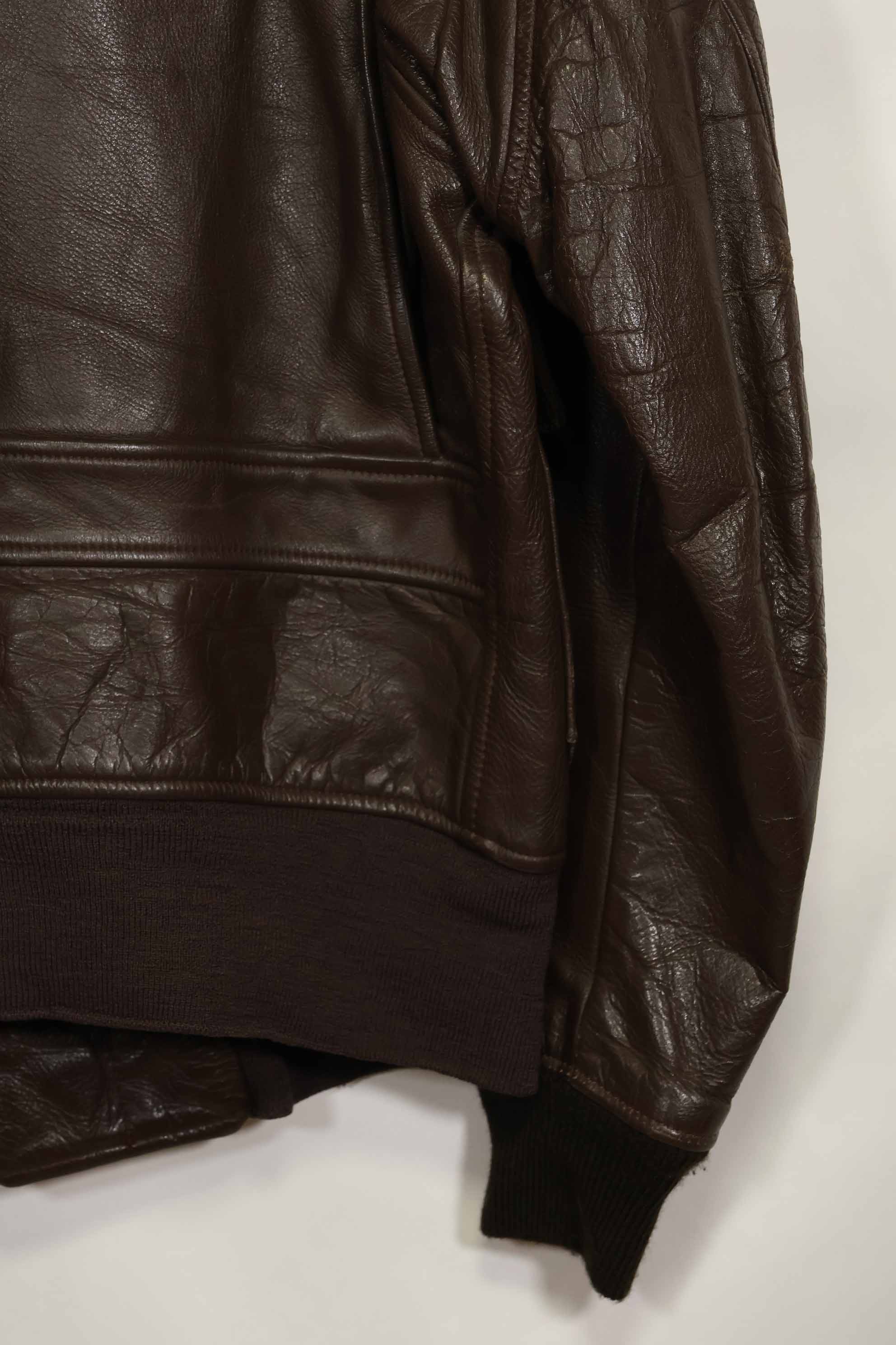 1976 Contract US Navy G-1 Flight Jacket with missing label and patch size 44 used