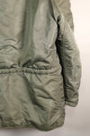 1950's MEDIUM black tag N-3B heavy zone flight jacket, used.