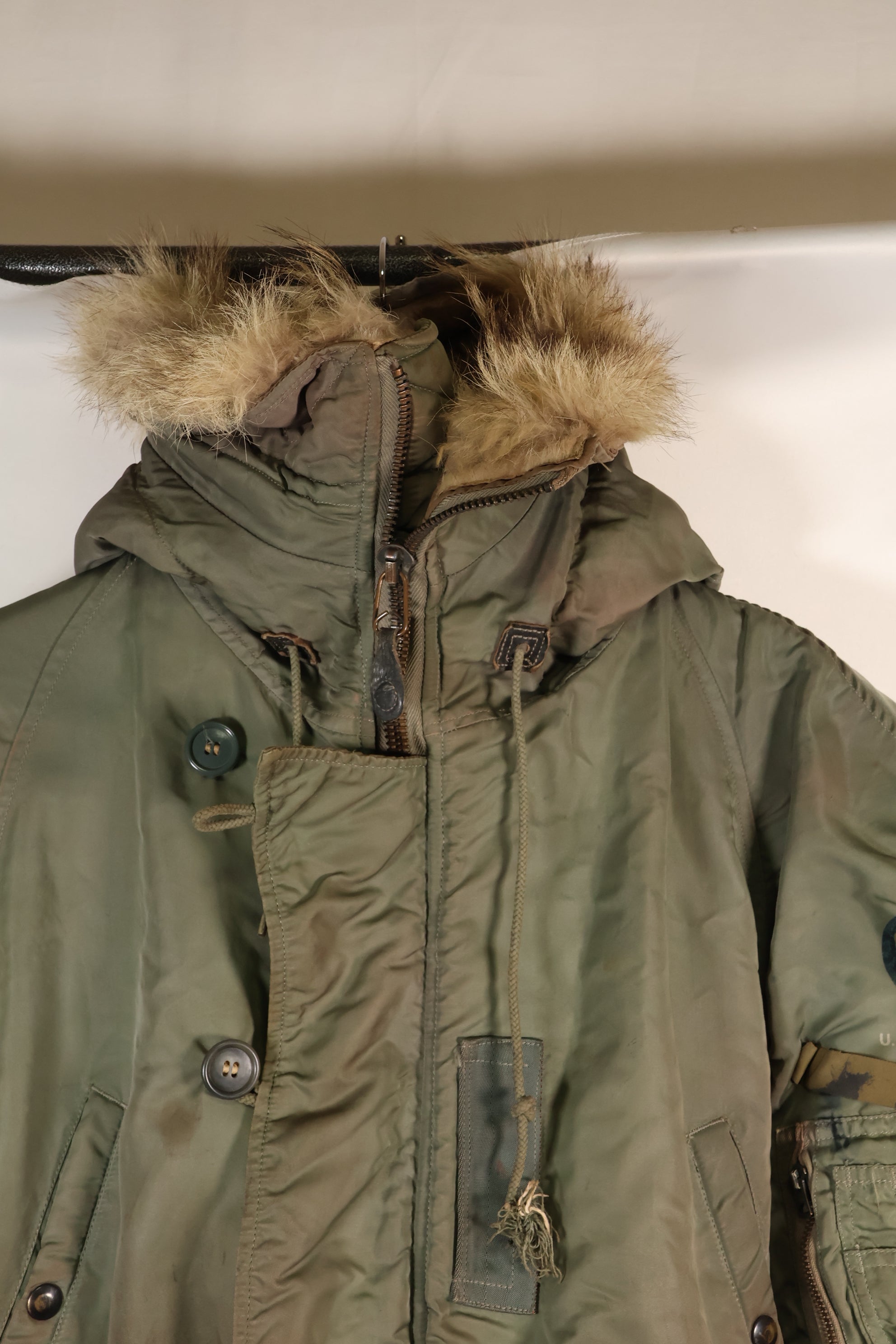 1950 年代美国空军 N-3B 大型机组人员飞行夹克（已使用