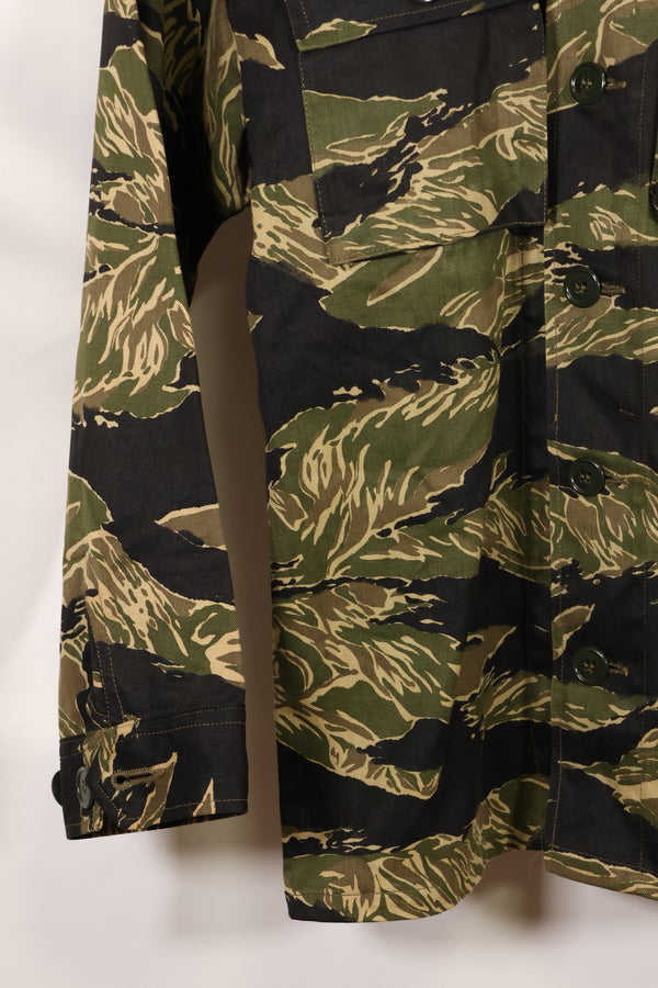 1960年代　デッドストック　A-M　沖縄タイガー　タイガーストライプ　シャツ　Asian Cut