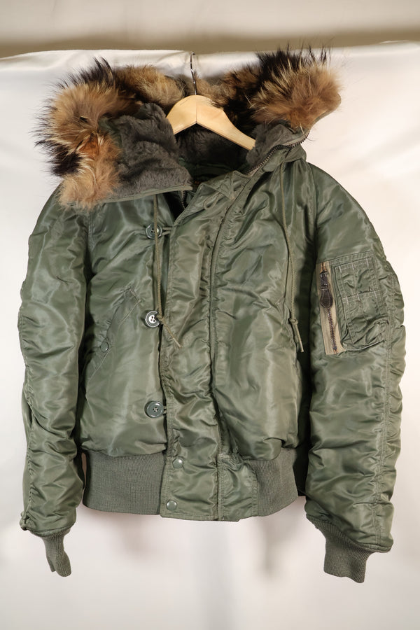 1962 年合同 MEDIUM N2-B Flight Crew Flight Jacket Heavy Zone Used