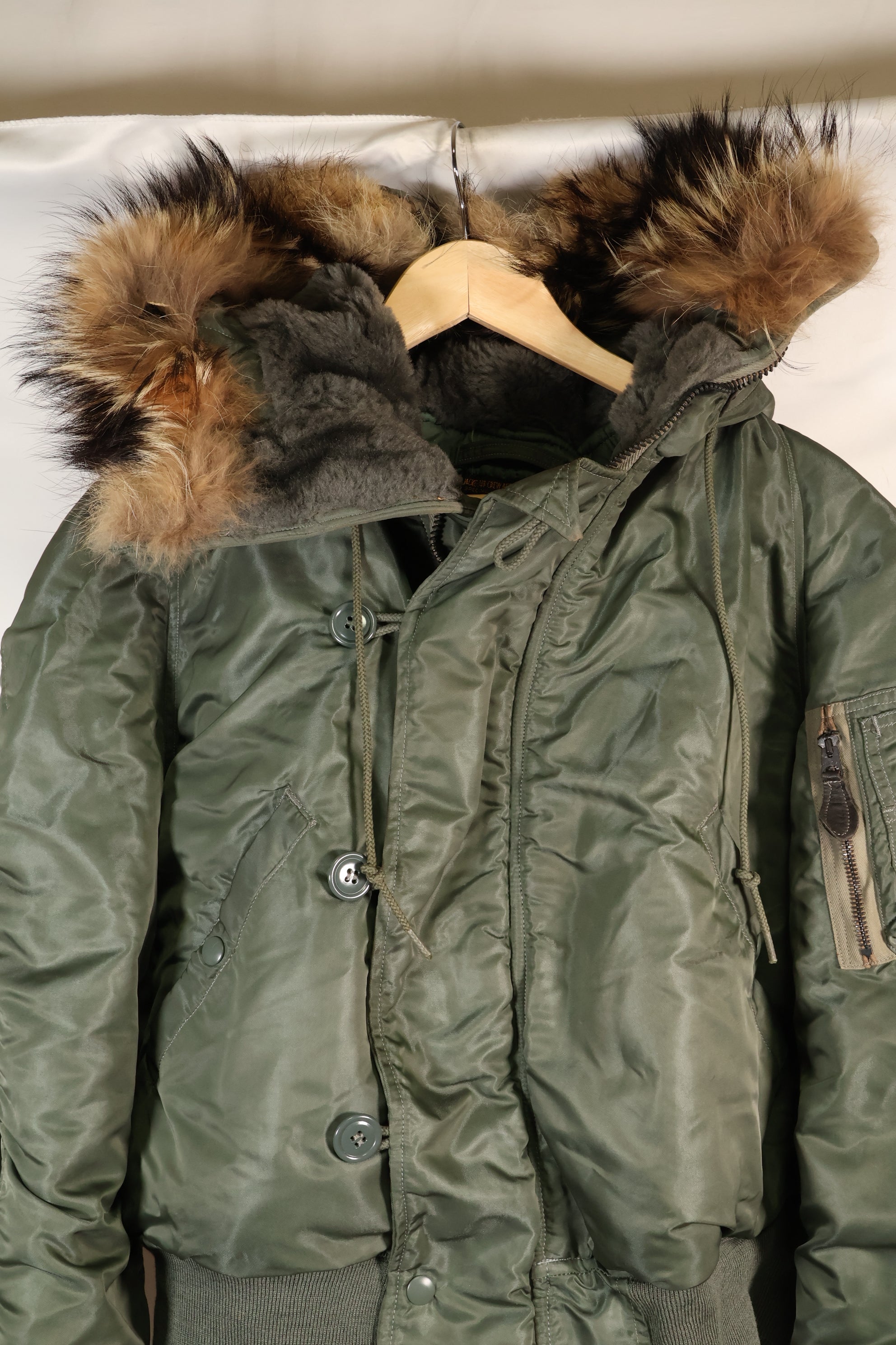 1962 年合同 MEDIUM N2-B Flight Crew Flight Jacket Heavy Zone Used