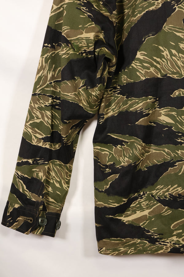 1960年代　デッドストック　A-M　沖縄タイガー　タイガーストライプ　シャツ　Asian Cut