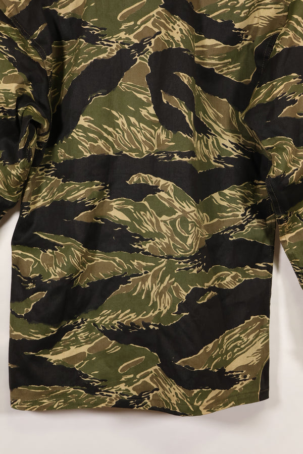 1960年代　デッドストック　A-M　沖縄タイガー　タイガーストライプ　シャツ　Asian Cut