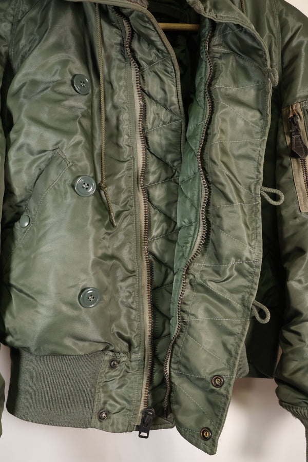 1962 年合同 MEDIUM N2-B Flight Crew Flight Jacket Heavy Zone Used