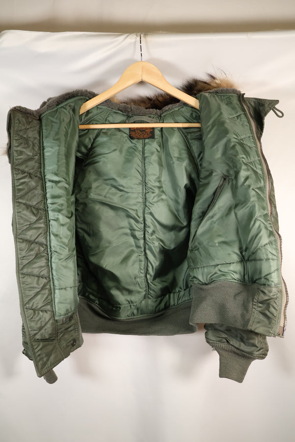 1962 年合同 MEDIUM N2-B Flight Crew Flight Jacket Heavy Zone Used