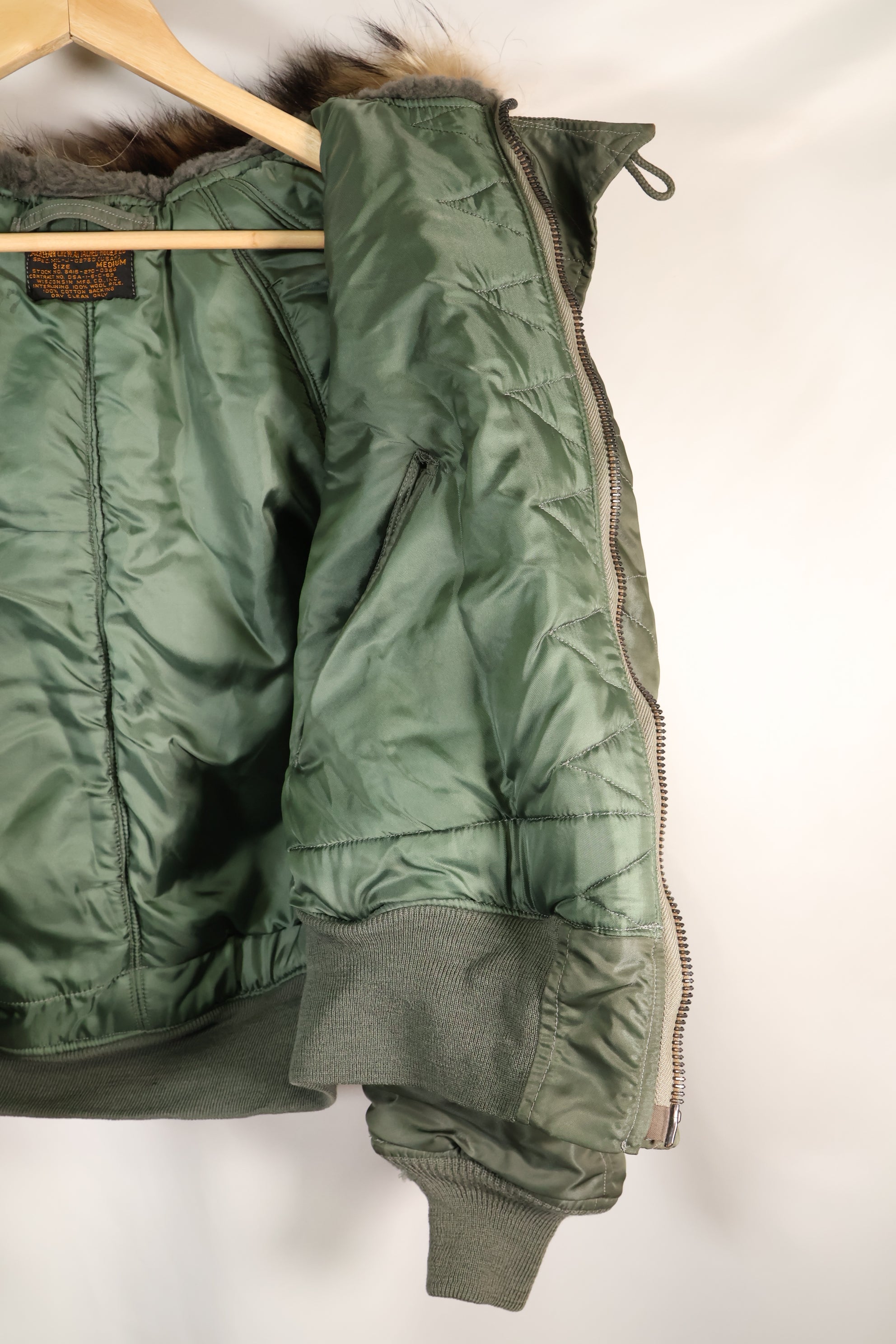 1962 年合同 MEDIUM N2-B Flight Crew Flight Jacket Heavy Zone Used