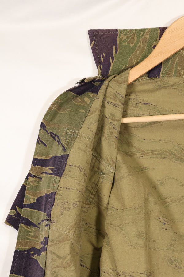 実物　A-M　タイガーストライプ　シャツ　半袖カスタム　ゴールドタイガー派生パターン　中古品　