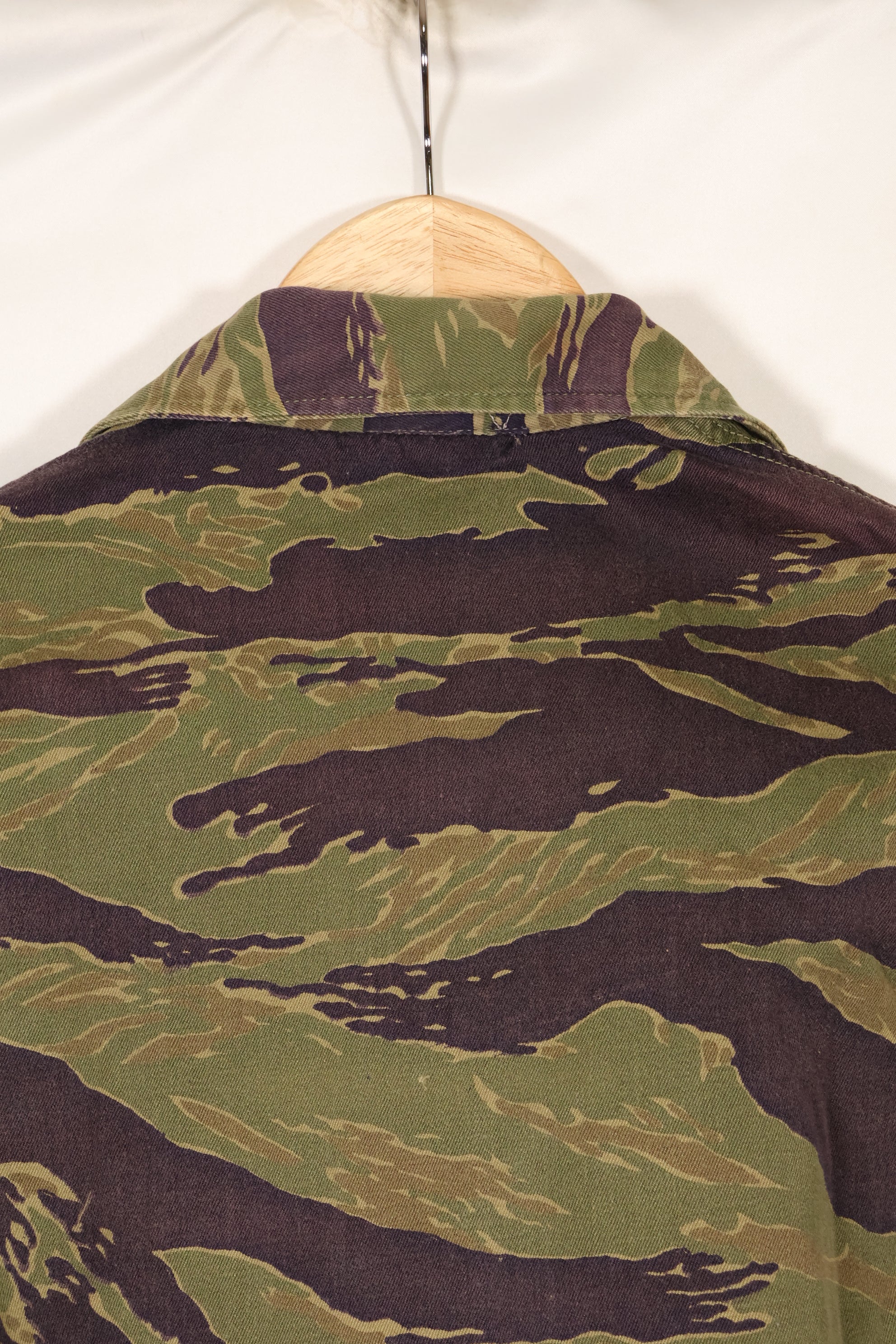 実物　A-M　タイガーストライプ　シャツ　半袖カスタム　ゴールドタイガー派生パターン　中古品　