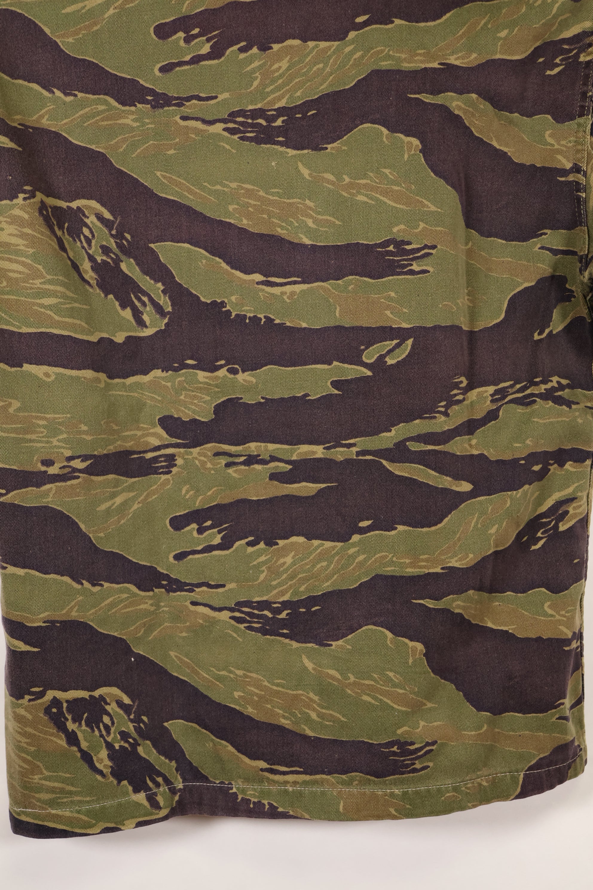 実物　A-M　タイガーストライプ　シャツ　半袖カスタム　ゴールドタイガー派生パターン　中古品　