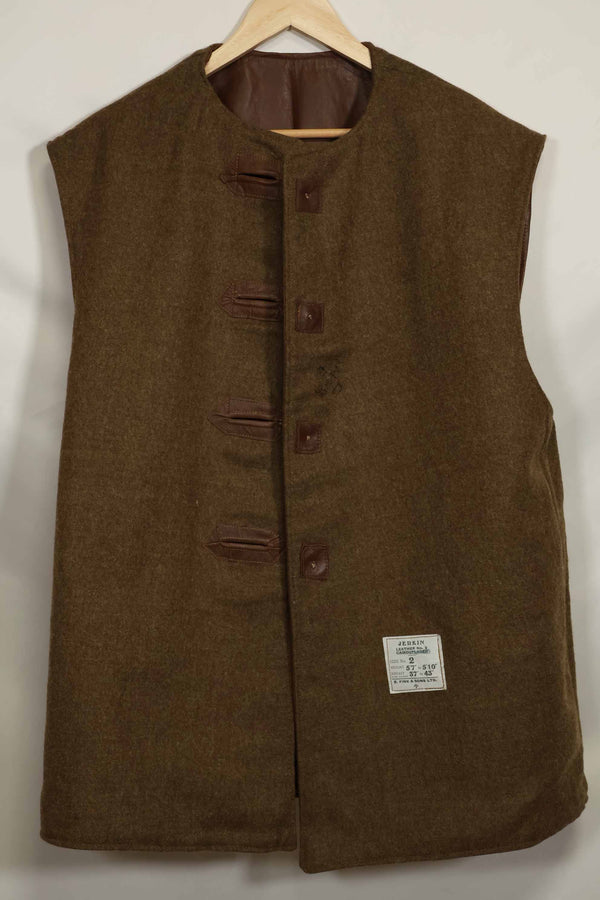 1940年代　イギリス軍　ジャーキン　No.2　ベスト　中古品　状態良い