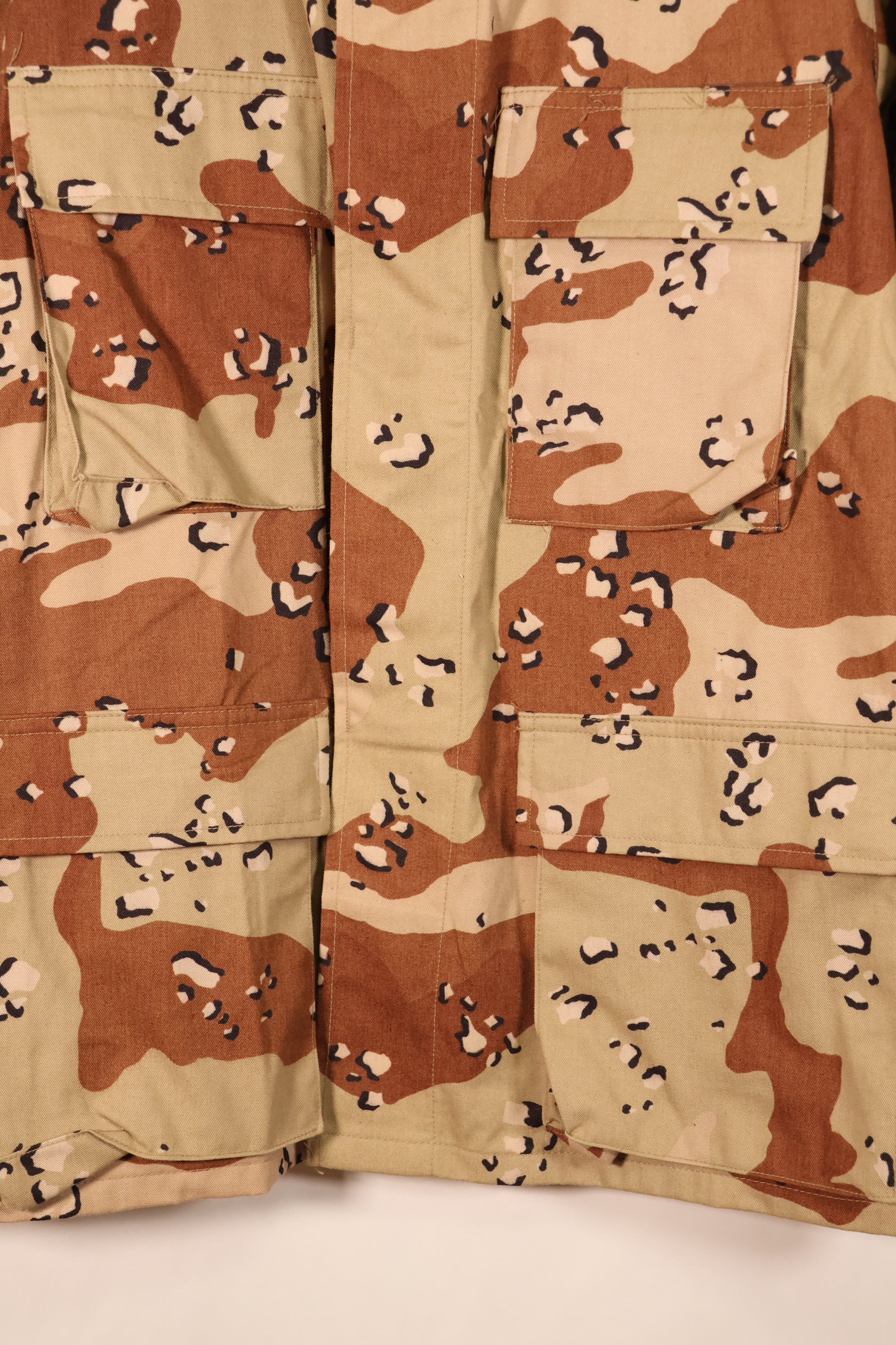 1990 Contract, S-S, DPSC Model, 6C Desert Camo, Chocolate Chip Camo, Jacket, Used